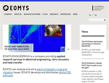 Tablet Screenshot of eomys.com